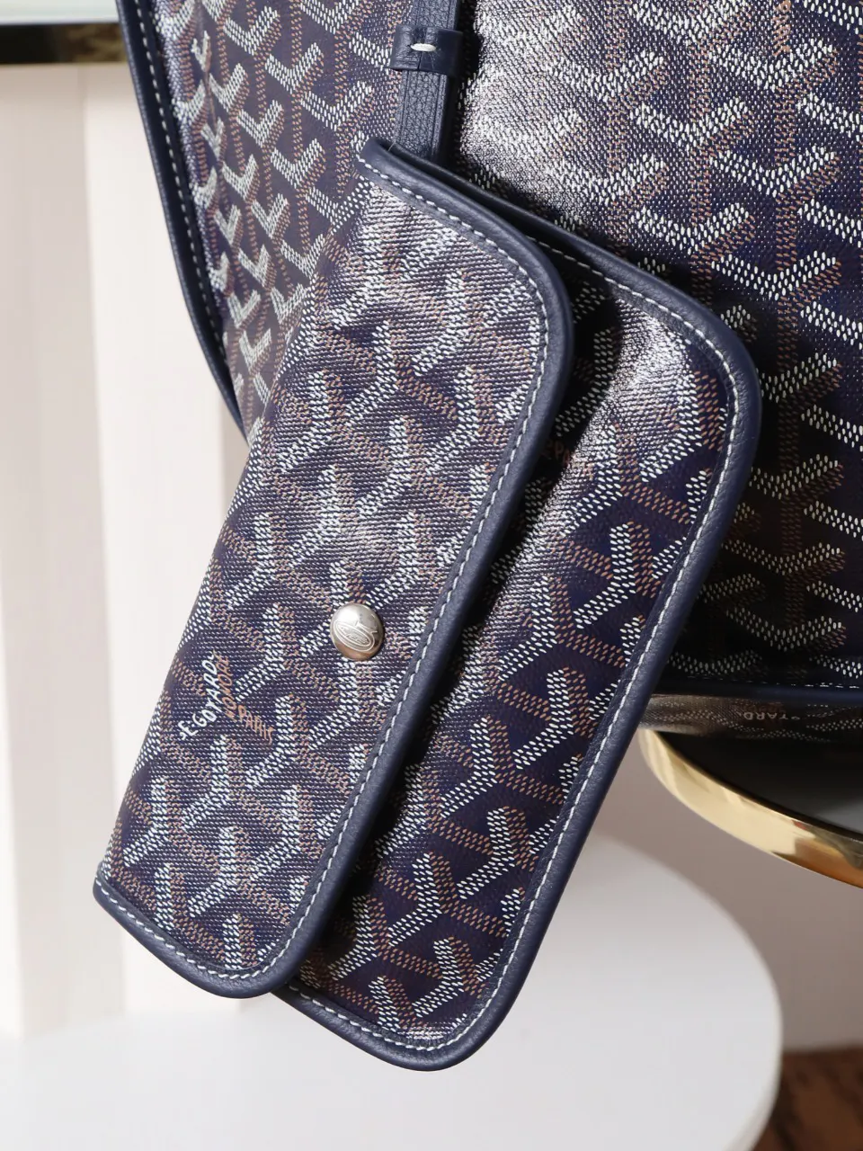 Goyard 藍色 小牛皮 托特包 大容量托特款(數字9) Goyard 藍色 小牛皮 托特包 大容量托特款(數字9)