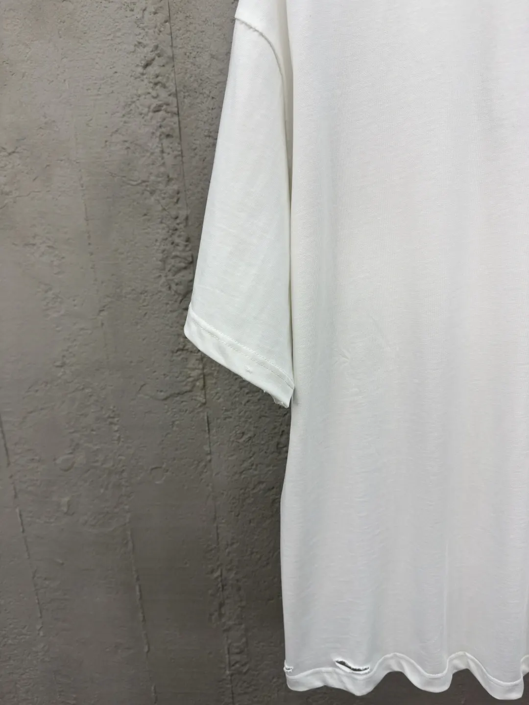 Balenciaga Minimal Oversized Crew Neck T-Shirt In White