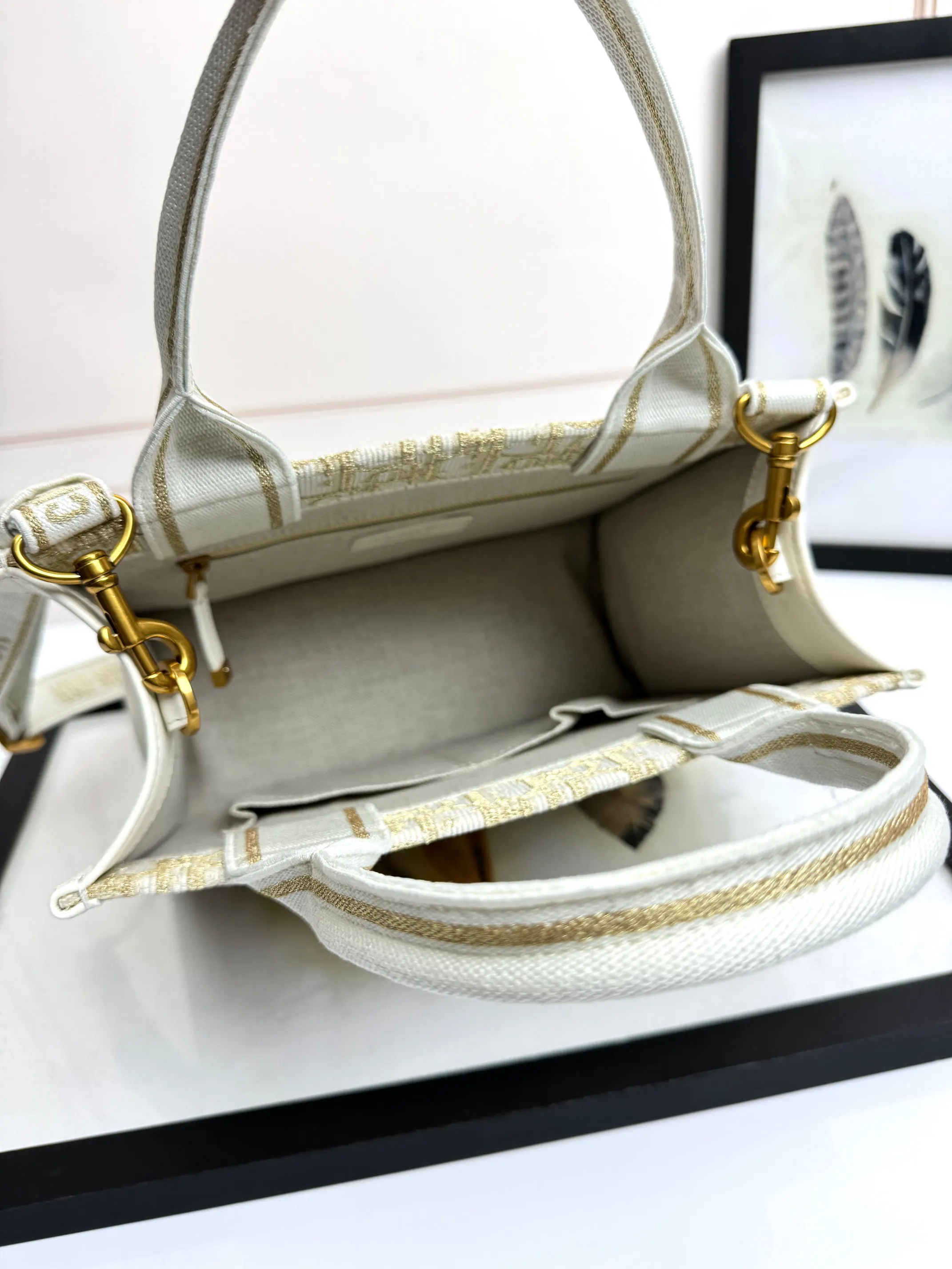 Dior Book Tote Oblique 皮革 托特包