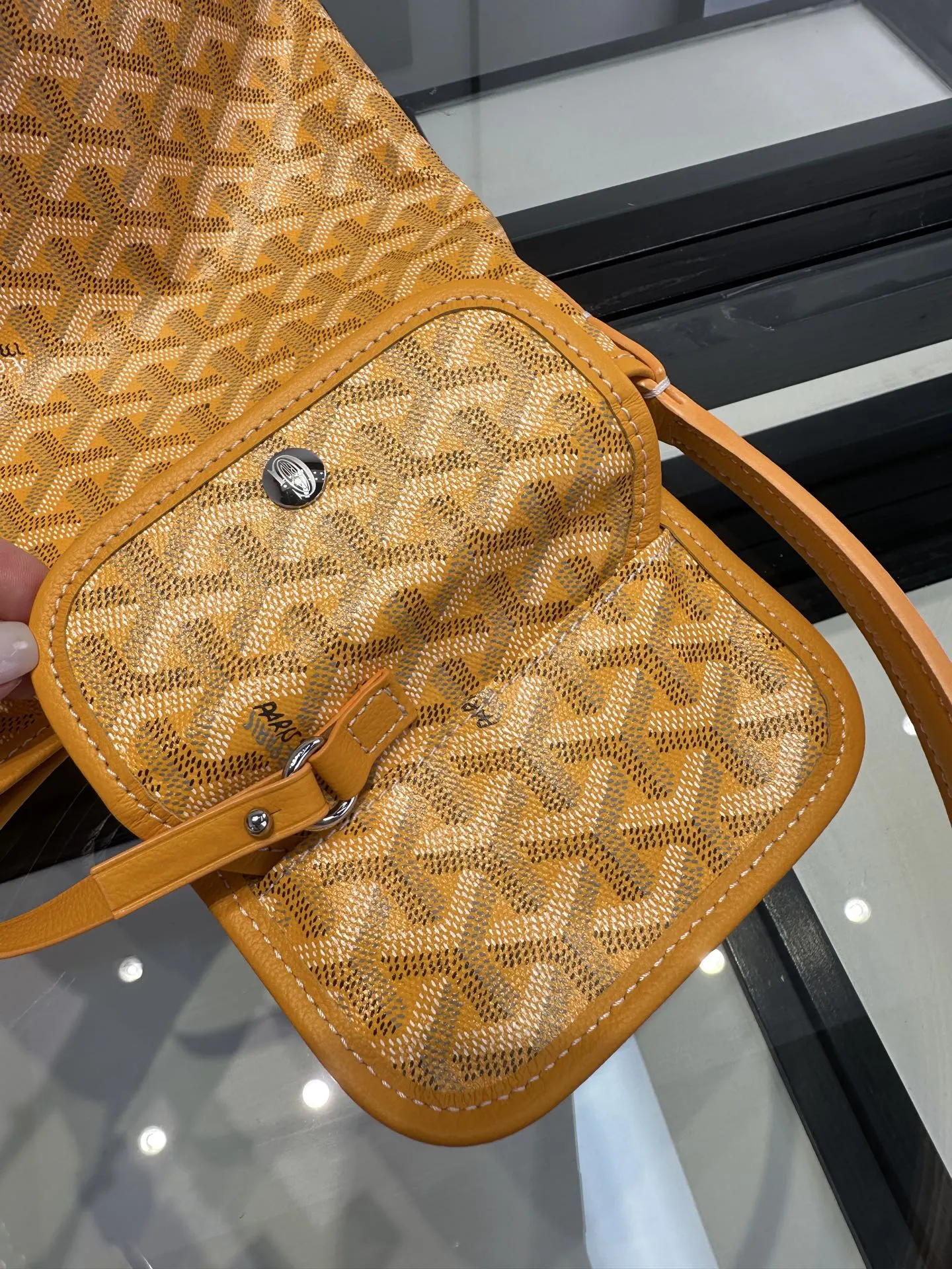Goyard Yellow Tote Bag