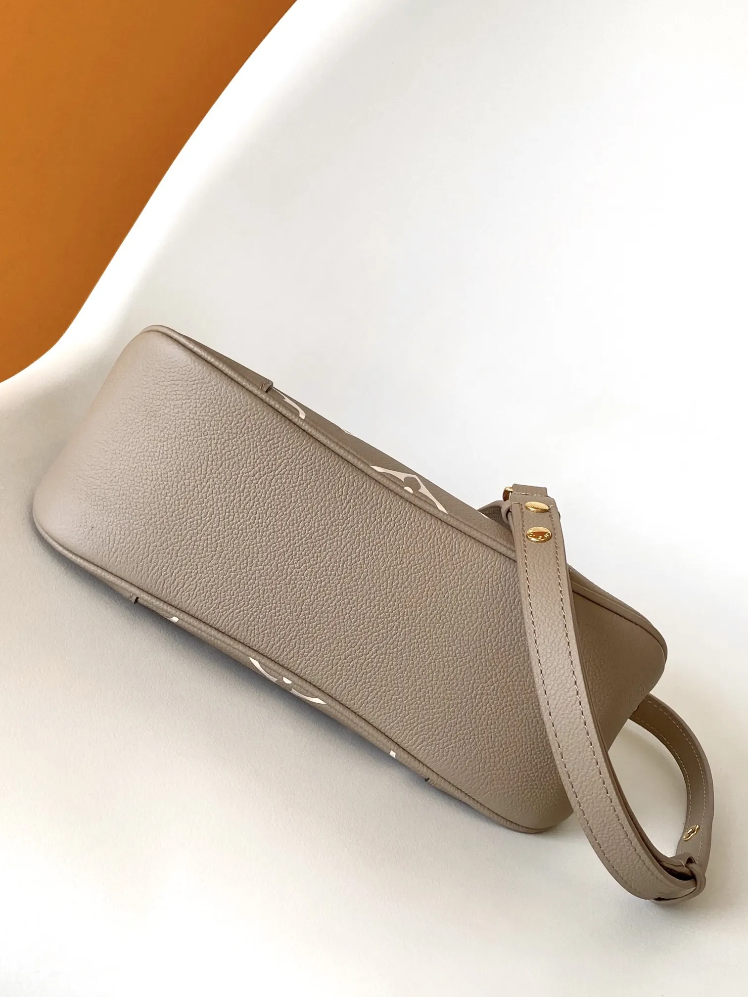 Black Gray Chain Bag Leather