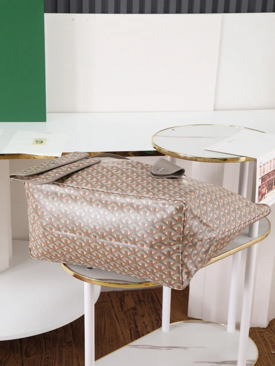 Goyard 帆布 腋下包 复古腋下背款