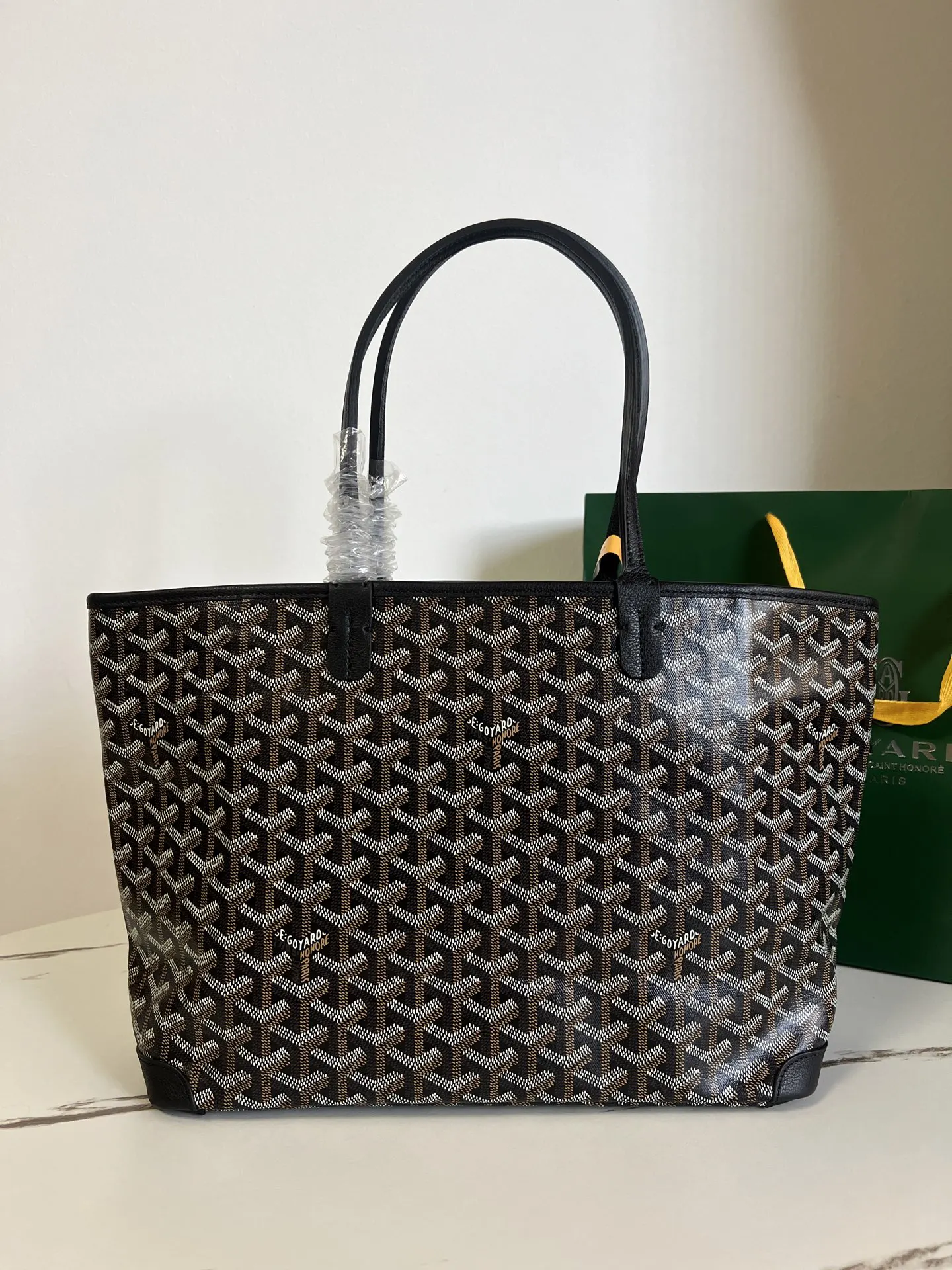 Goyard 黑色 牛皮 托特包 大容量托特款