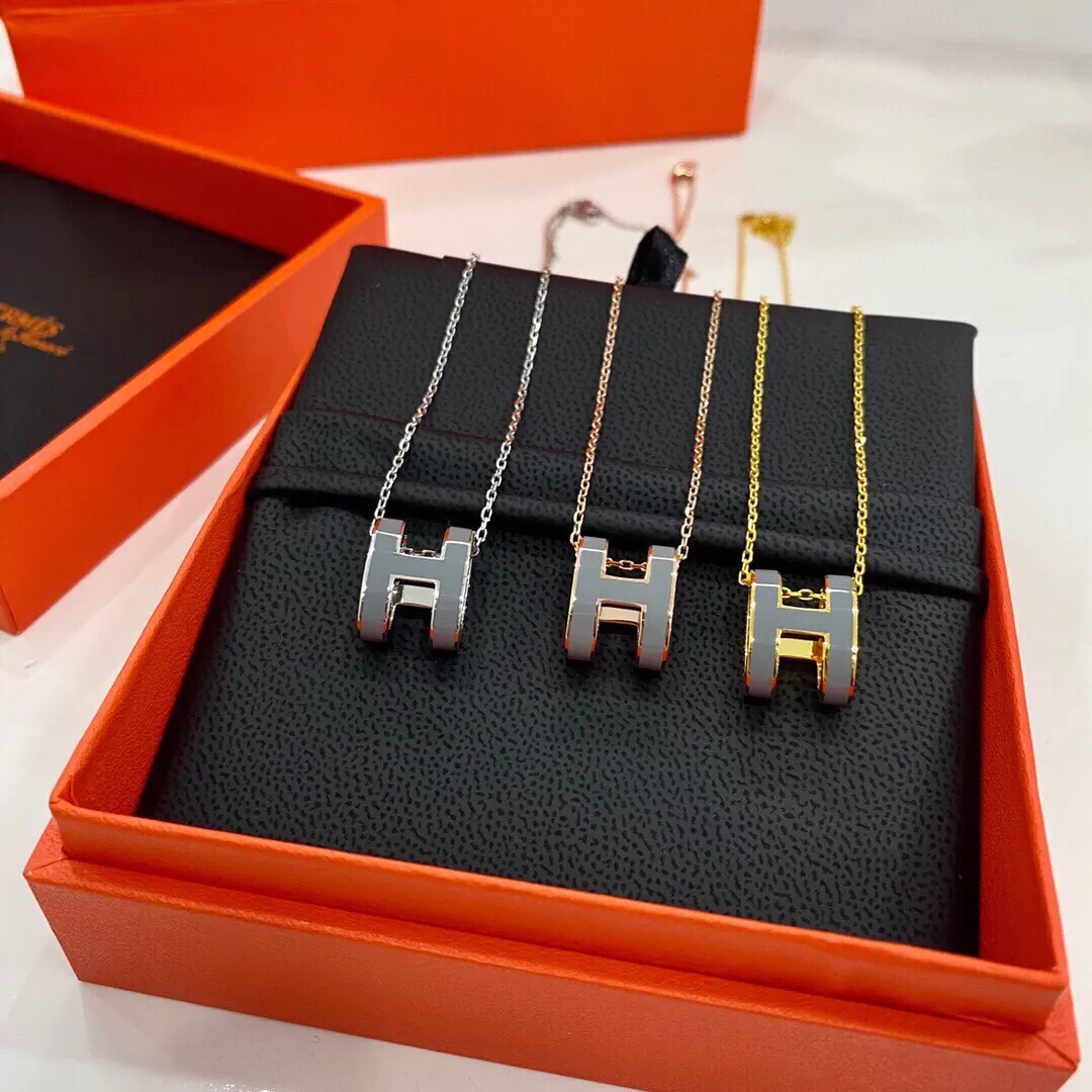 Hermès 灰色 项链