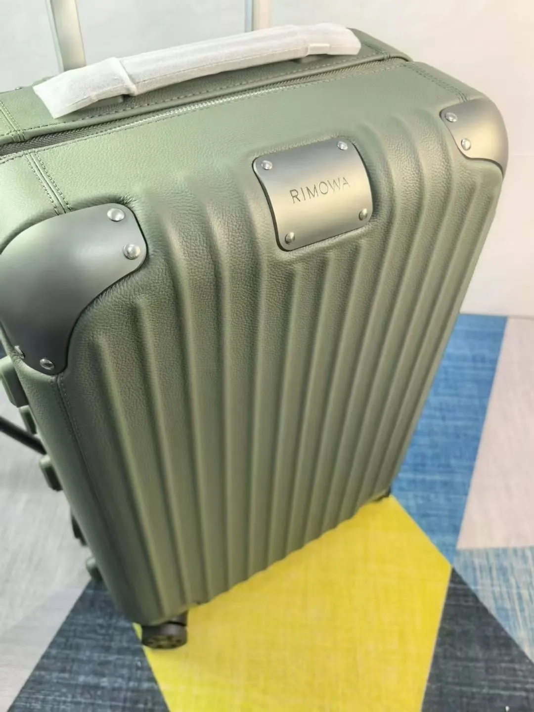 綠色 牛皮 玫瑰 Rimowa全牛皮款 distinct系 行李箱 旅行拉杆款 輕便出行款