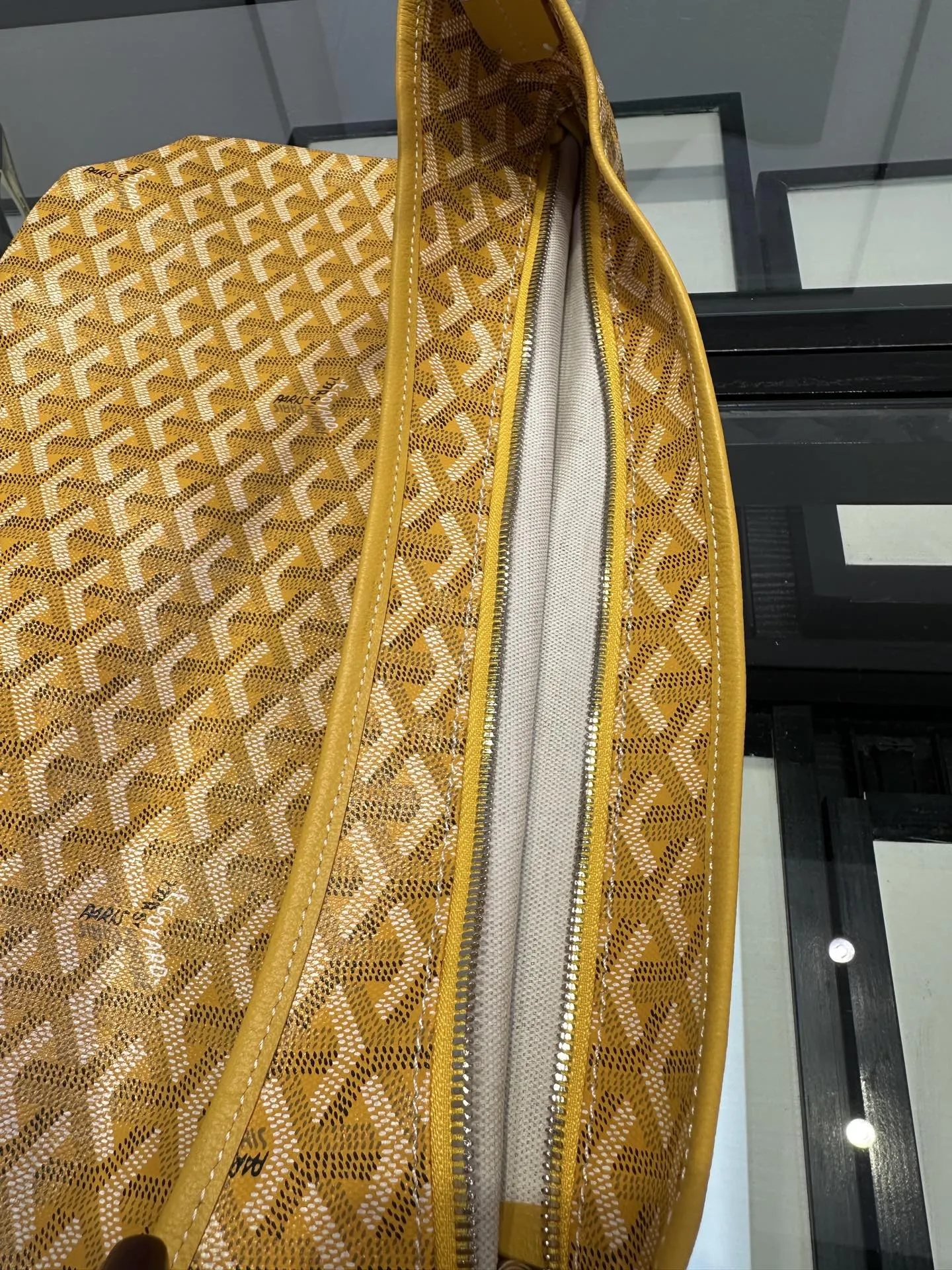 Goyard Hobo 黄色 腋下包 复古腋下背款