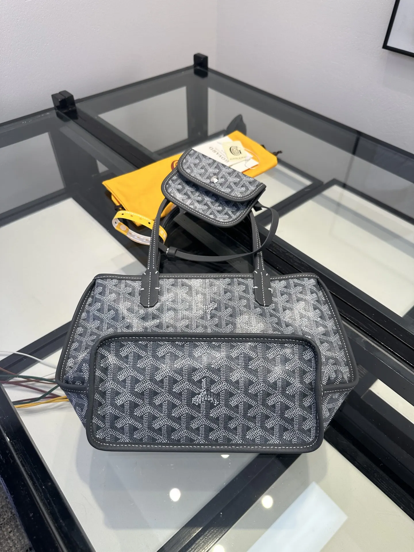 Goyard 灰色 小牛皮 托特包 大容量托特款