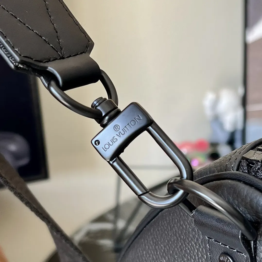 Keepall 黑色 提花 旅行包 大容量旅行款