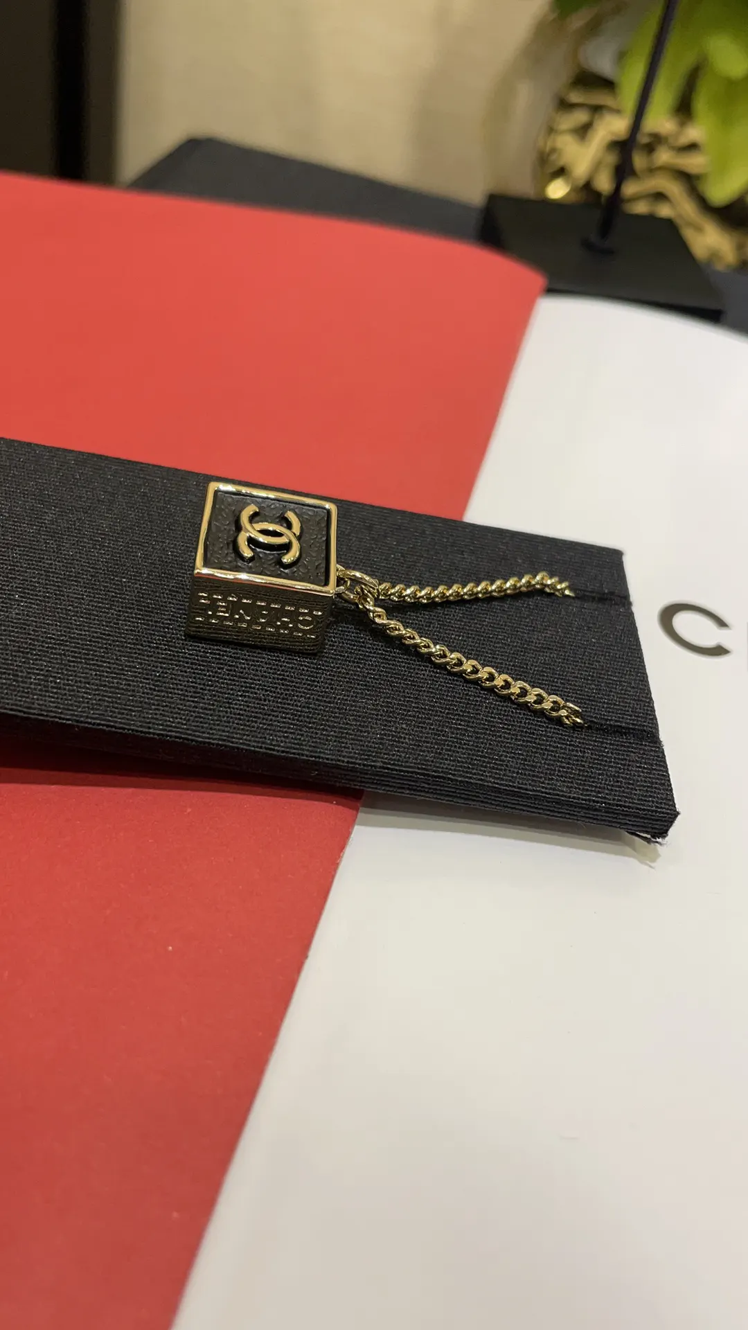 Chanel Black Gold Necklace
