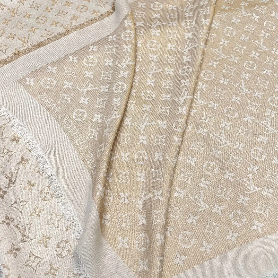 Louis Vuitton White Scarf