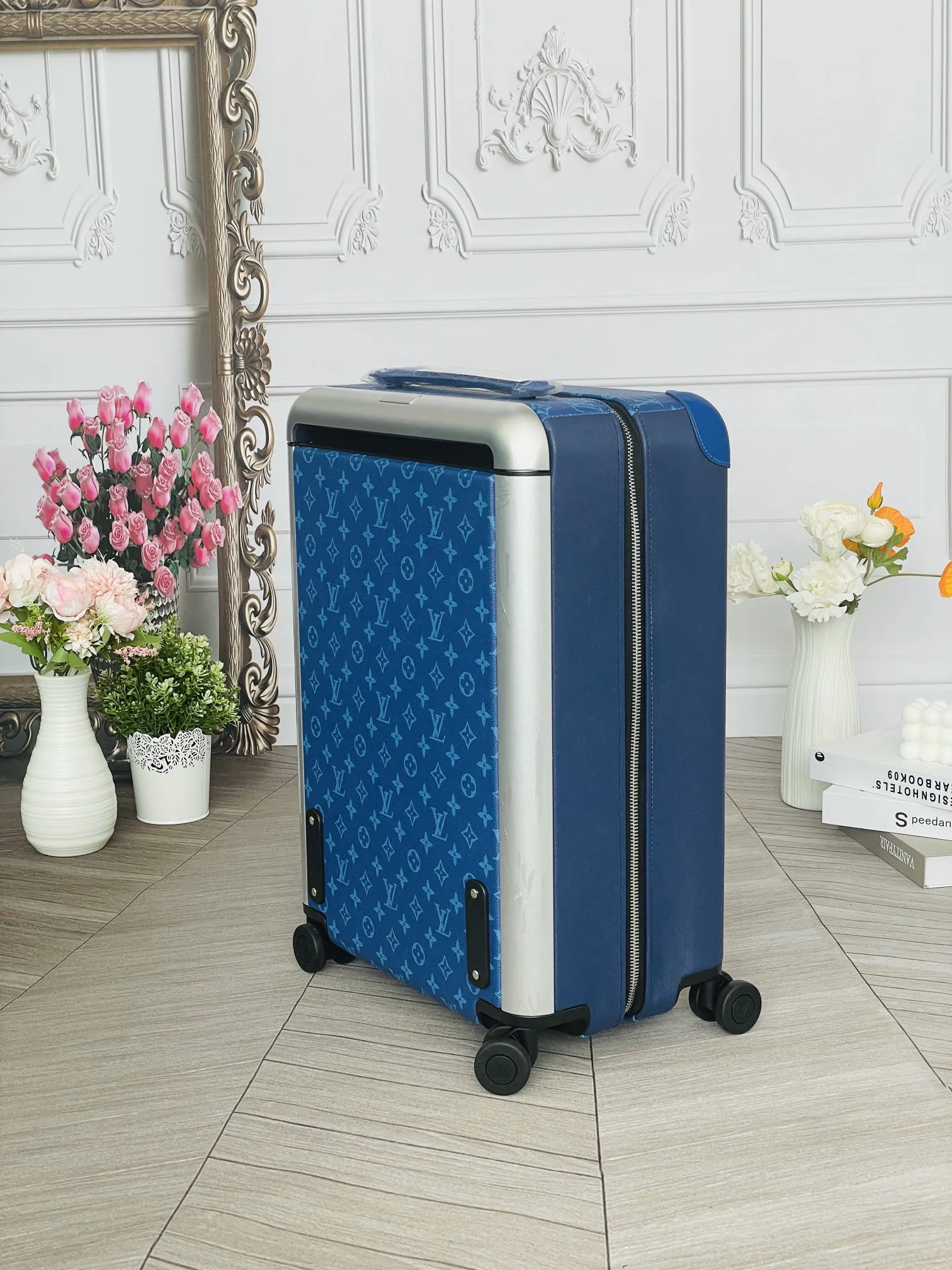 LV 老花 帆布 行李箱 旅行拉杆款 輕便出行款