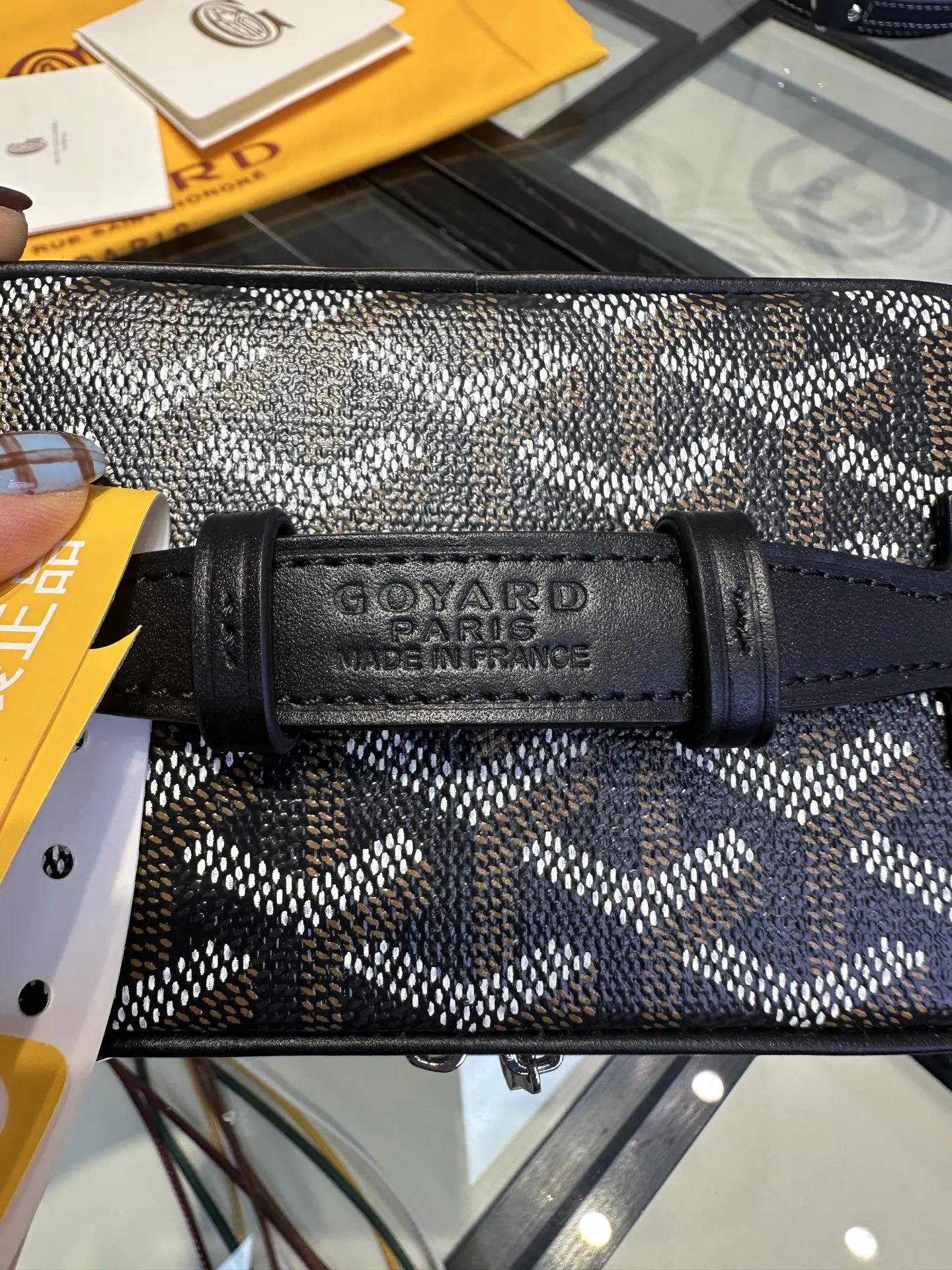 Goyard 黑色 小牛皮 收納包 旅行收納款(數字9) Goyard 黑色 小牛皮 收納包 旅行收納款(數字9)
