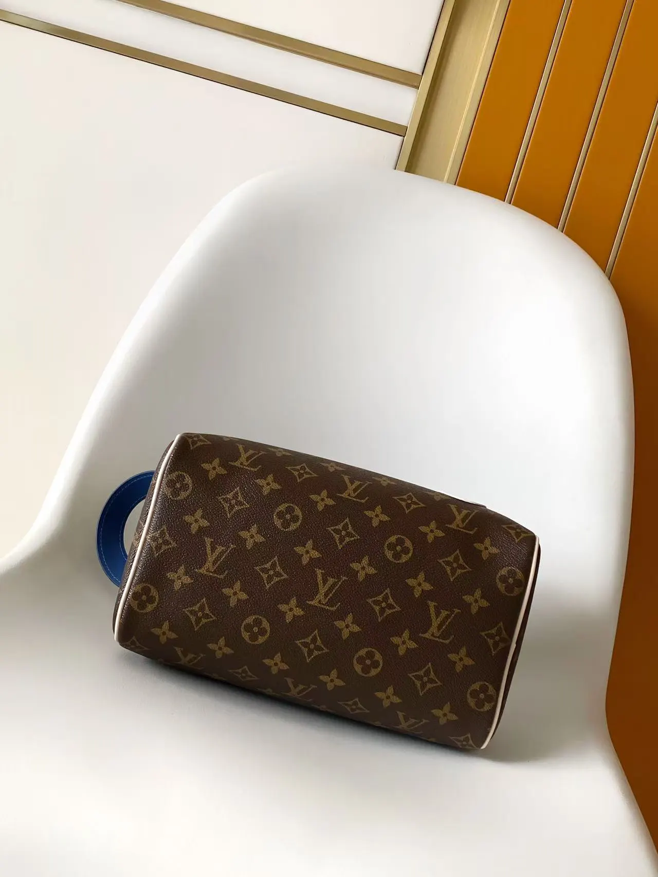 Black Monogram Cosmetic Pouch