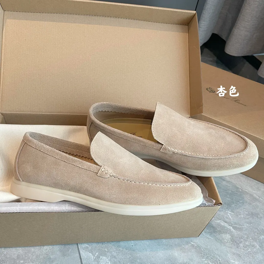 Loro Piana 杏色 乐福鞋 休闲百搭款