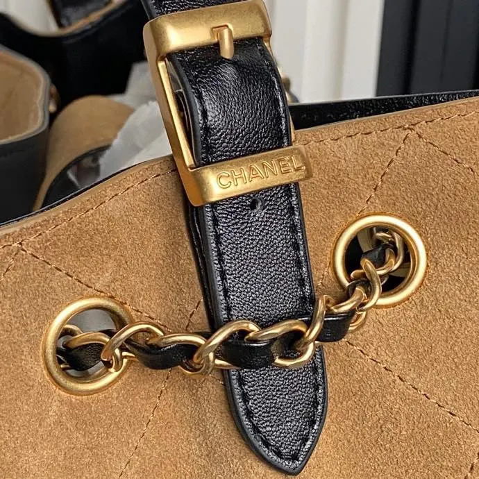 CHANEL Hobo 麂皮 腋下包 复古腋下背款