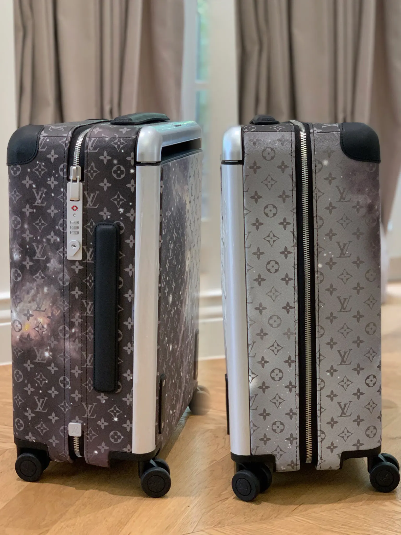 灰色 银色 拉杆真皮包裹 行李箱 旅行拉杆款 轻便出行款