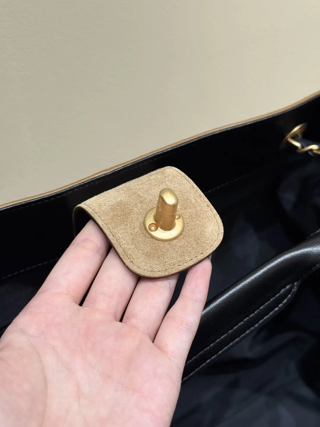 Chanel Lambskin Hobo Underarm Bag One Shoulder Back