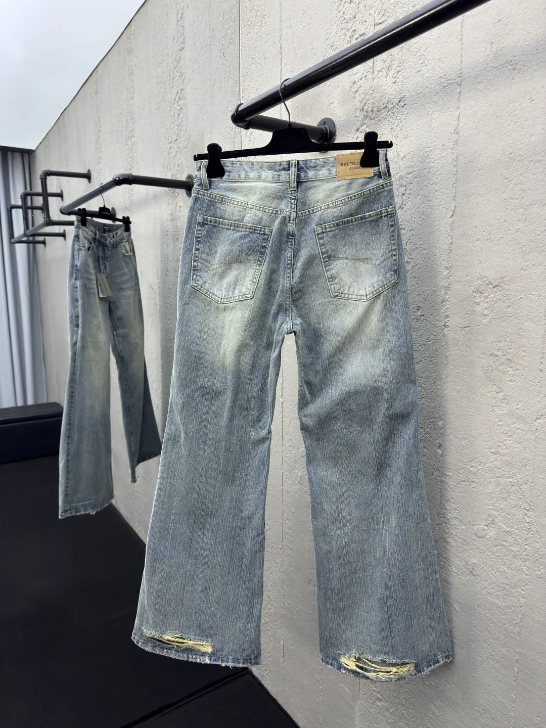 Balenciaga Blue Logo Street Casual