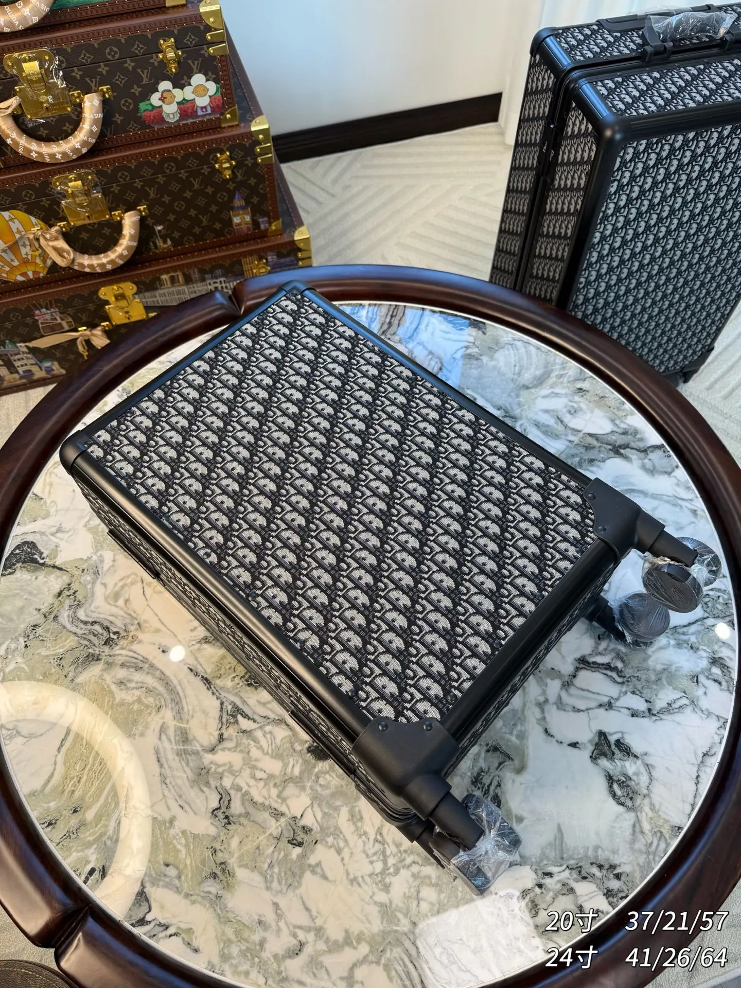 Dior 老花 经典老花 料铝框 耐看结实 行李箱 旅行拉杆款 轻便出行款