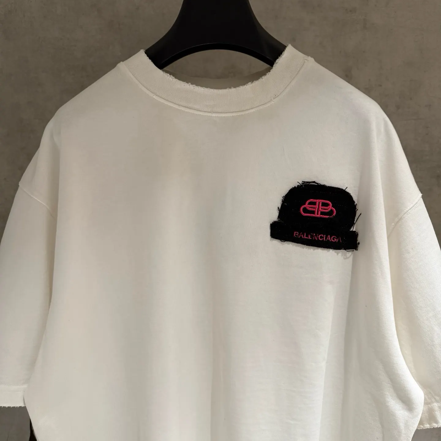 Balenciaga 25SS 刺绣 纯棉 短袖T恤