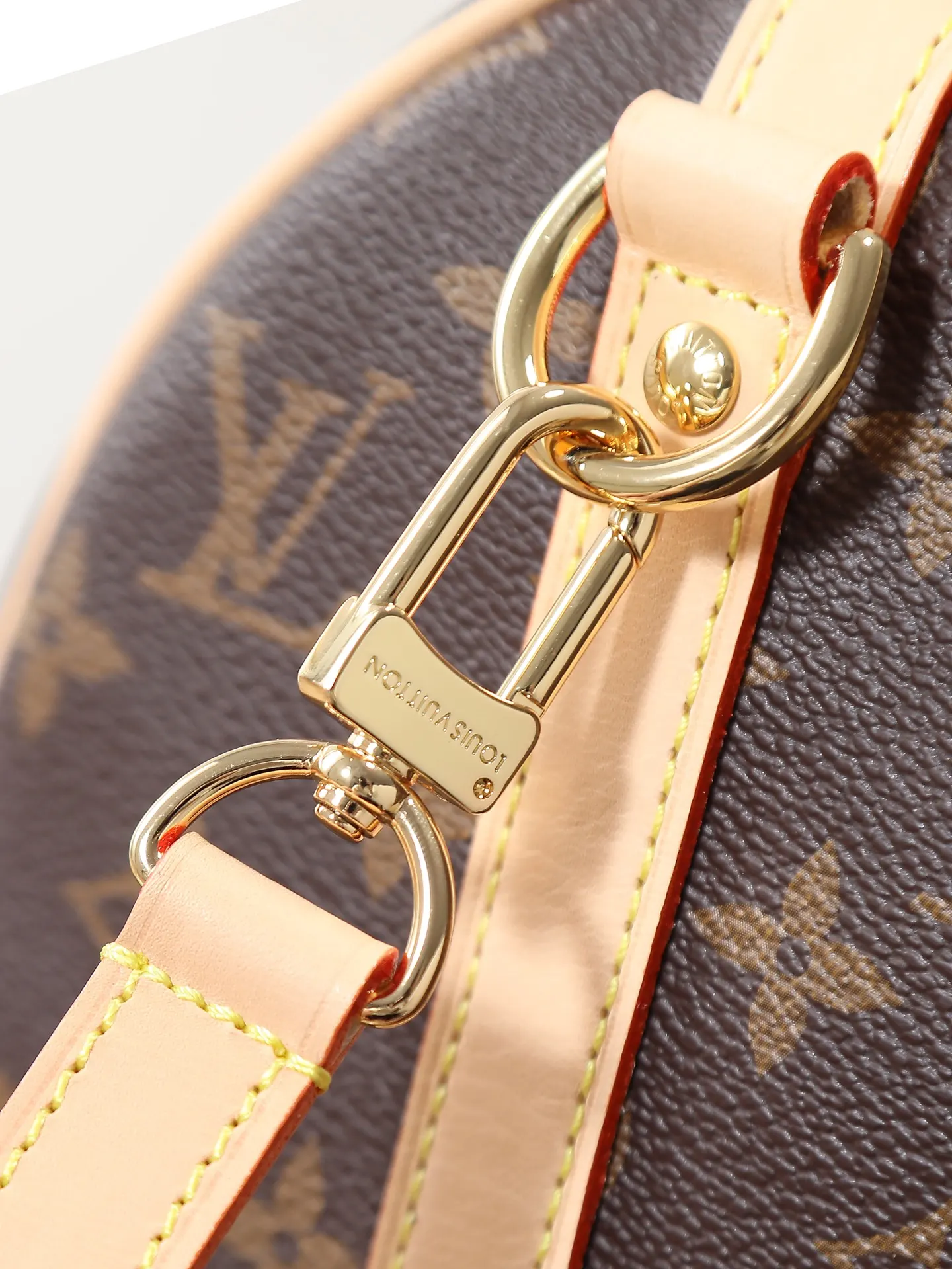 Monogram Organizer Pouch Travel Leather