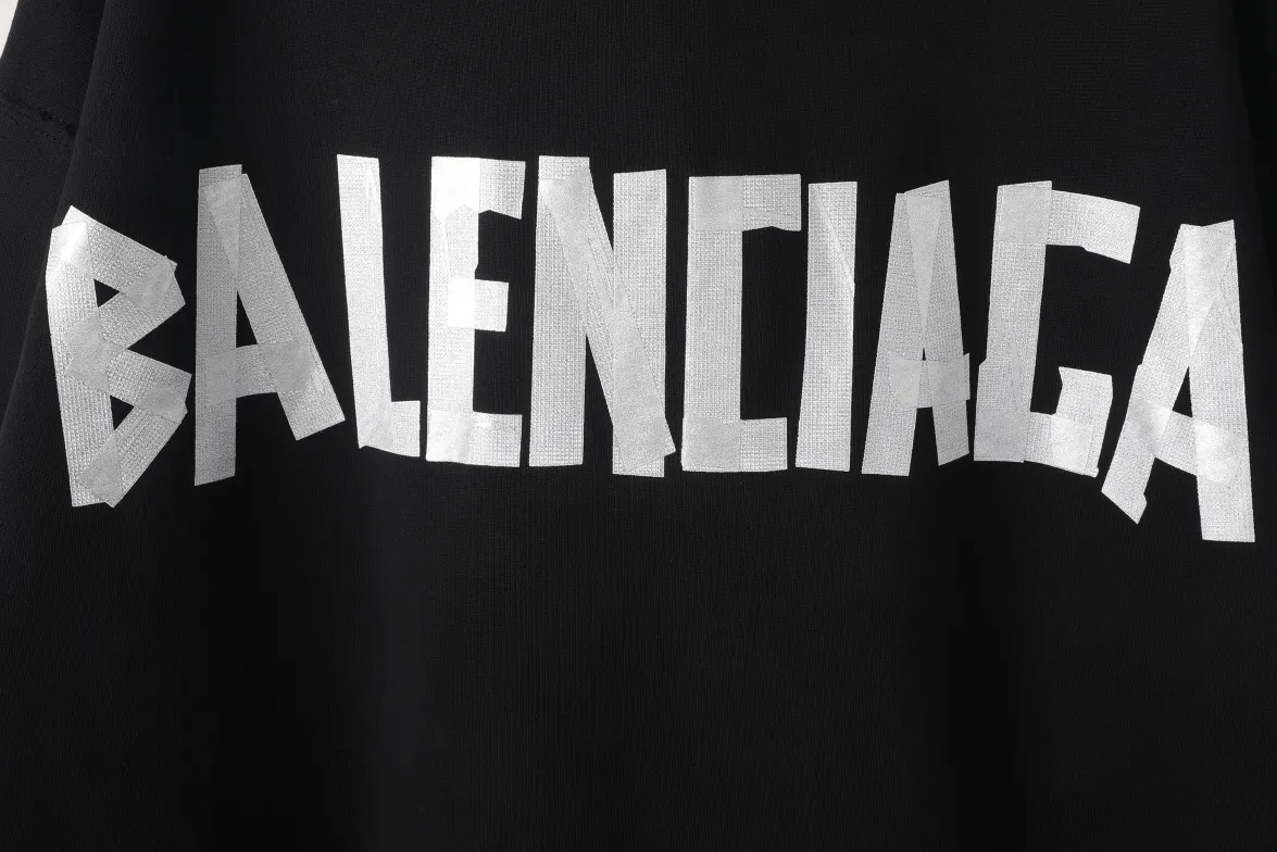 Balenciaga Logo 衛衣 黑色