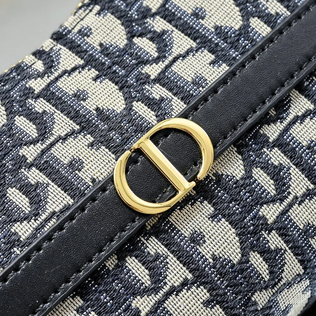 Dior Caro Oblique 白色 手提包