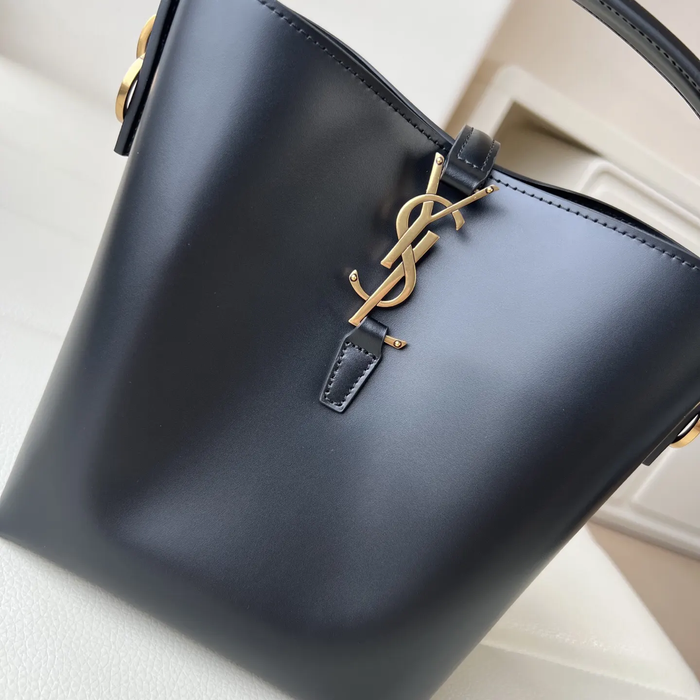 Bucket Bag Casual Leather