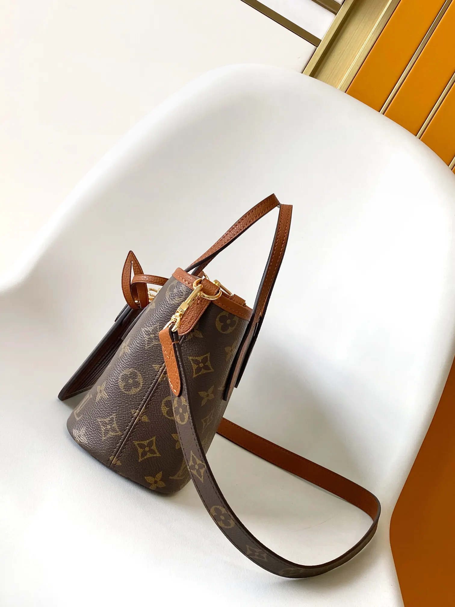 LV Neverfull 黑灰配色 托特包 大容量通勤款 | ORBUYBAG 嵐奢包