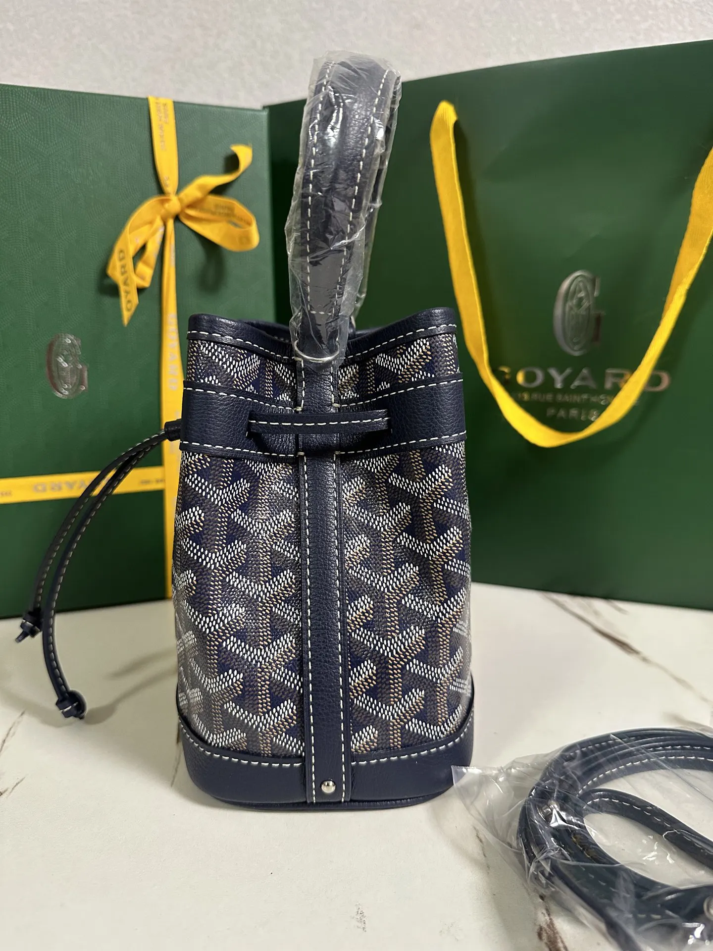 Bucket Bag Casual Leather