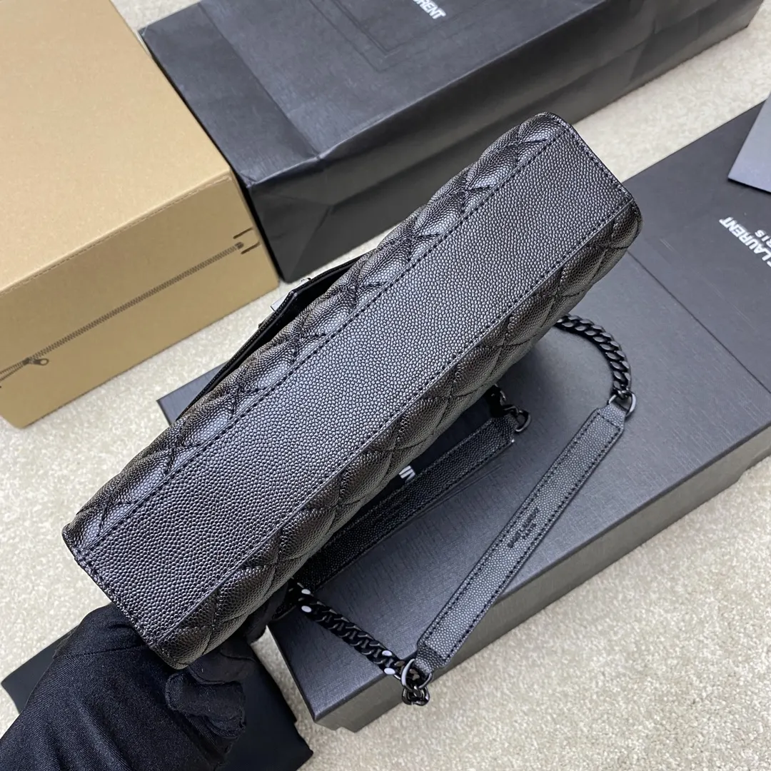 Black Chain Bag Leather