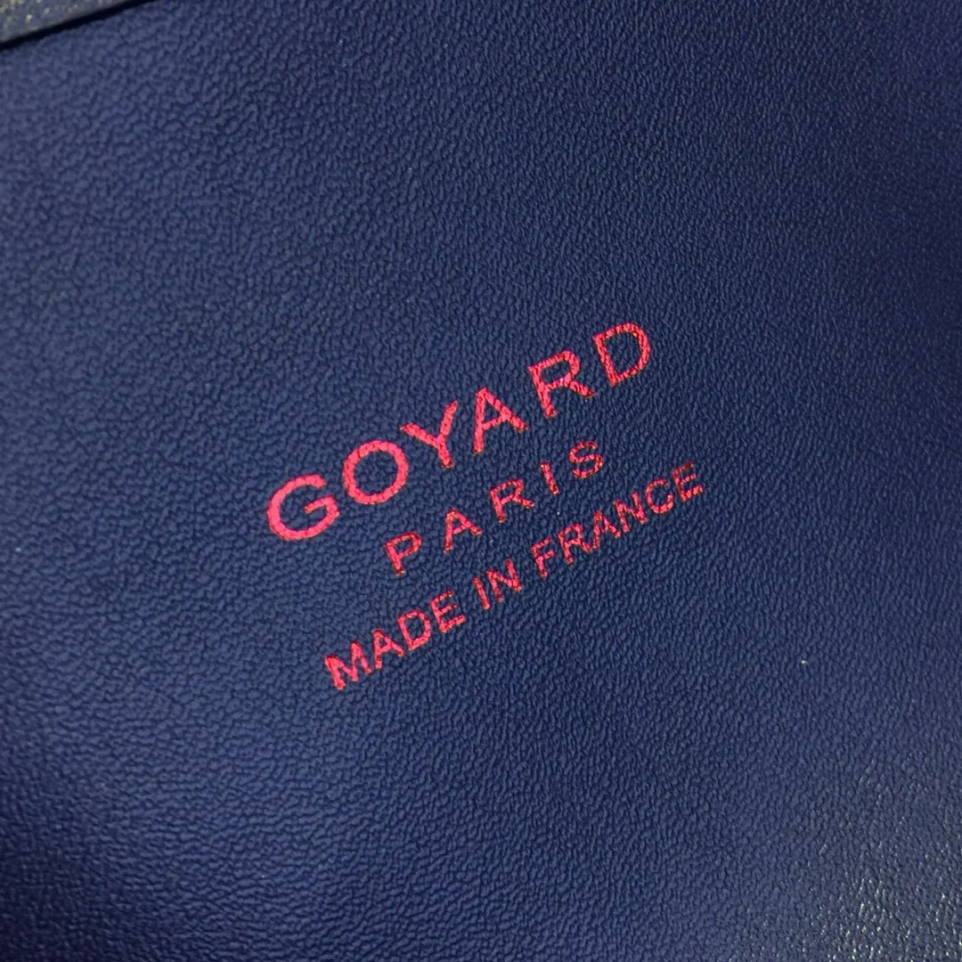 Goyard 戈雅 双面可用 充满法式优雅 订制Y字母涂鸦料 皮轻 托特包 大容量托特款