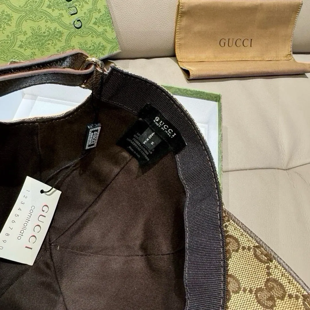 Gucci 牛皮 棒球帽 日常休閒款