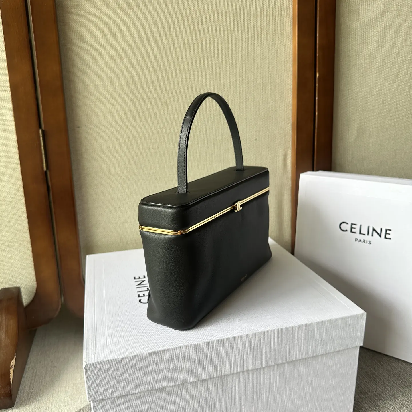 Black Red Cosmetic Pouch