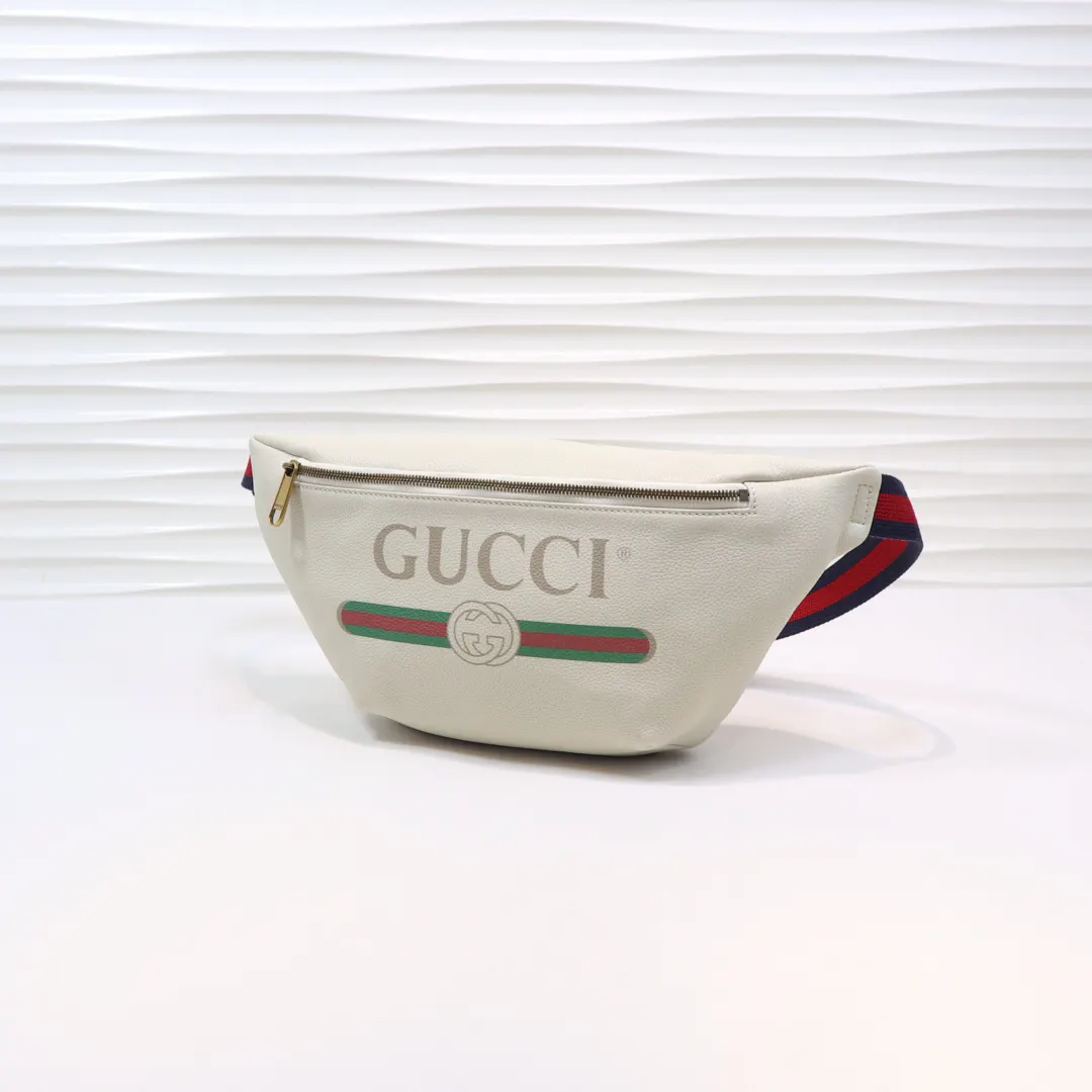 Gucci White Belt Bag Casual