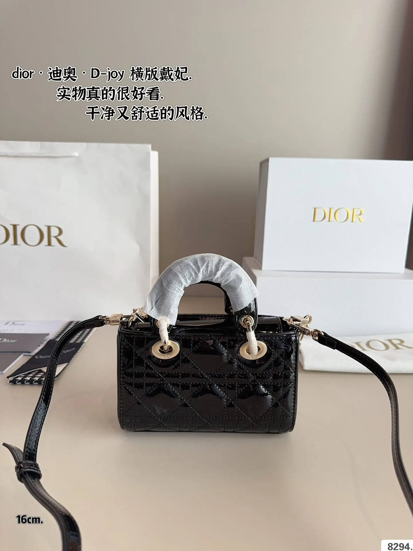 Dior 漆皮 全套 戴妃 横版 漆皮纹 夏日必备单 斜背包 輕便斜挎款