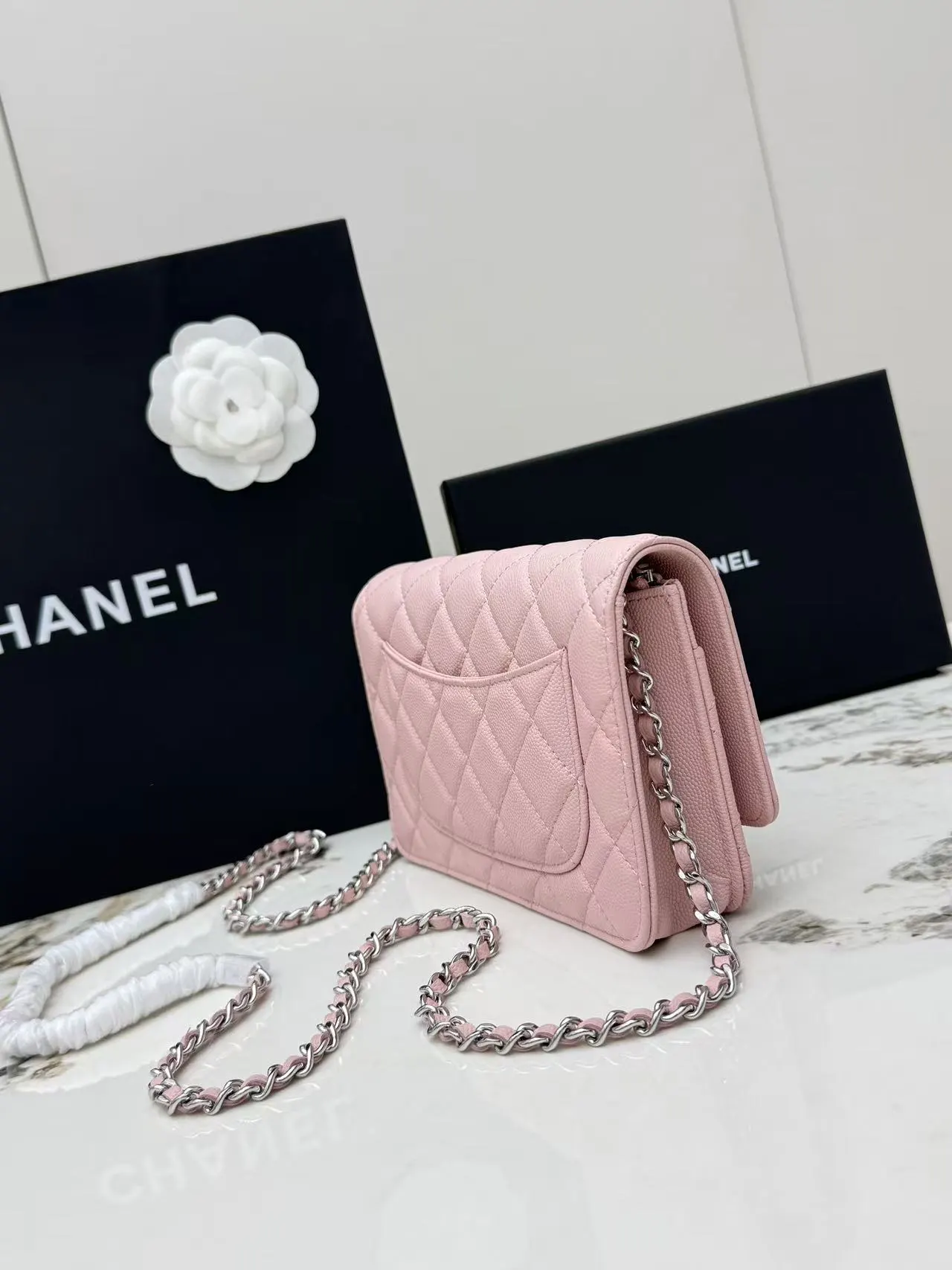 CHANEL 小牛皮 链条包 精致链条款