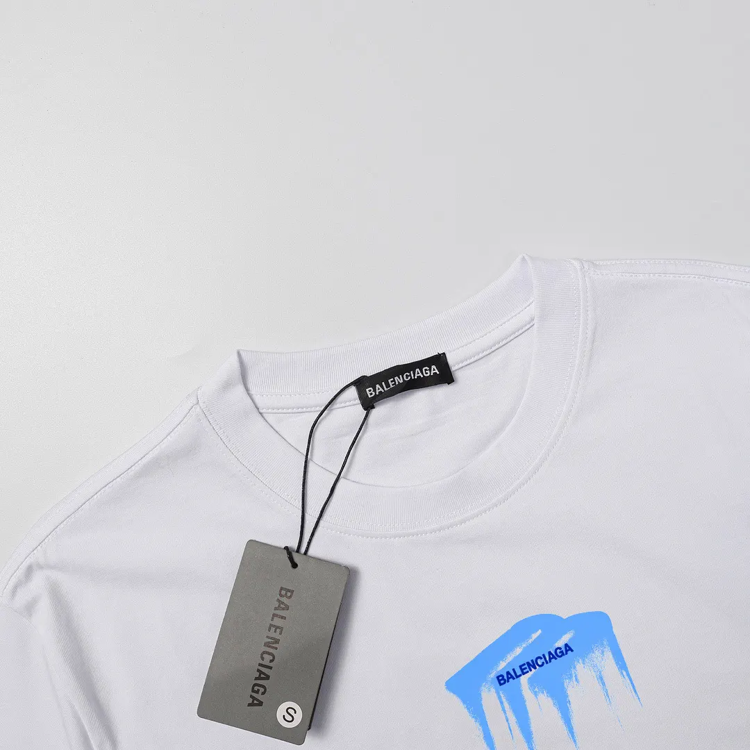 Balenciaga Black Short Sleeve T-Shirt Street