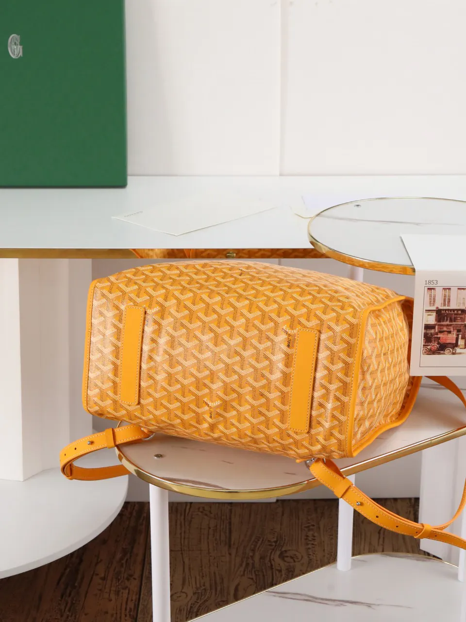Goyard Yellow Backpack
