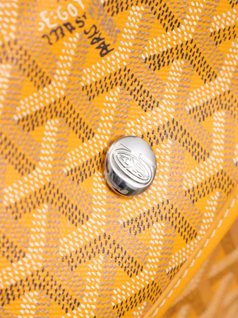 Goyard Yellow Backpack