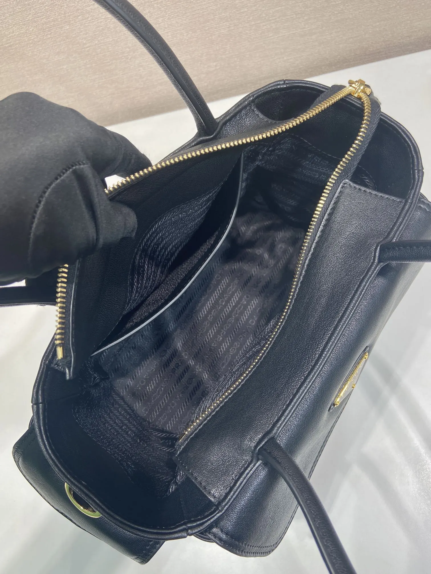 Prada Top Handle Bag Commuter