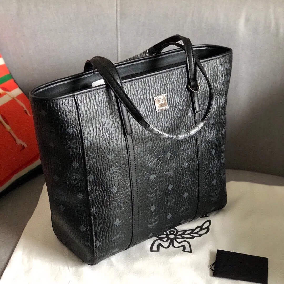 牛皮 款号 MCM Toni 托特包 大容量托特款
