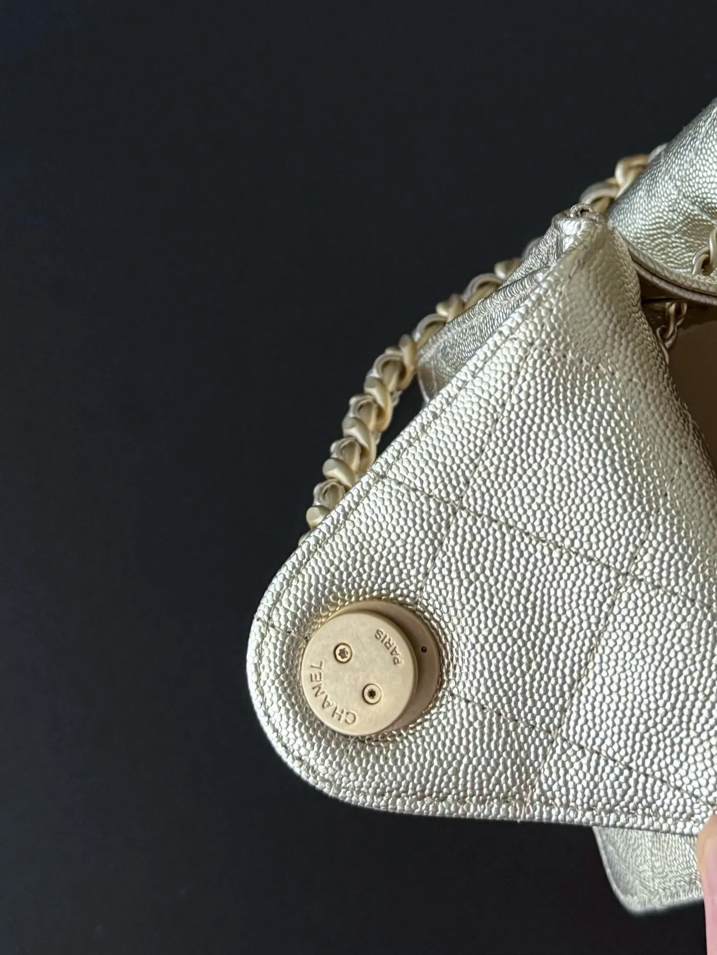 CHANEL Hobo 牛皮 腋下包 復古腋下背款