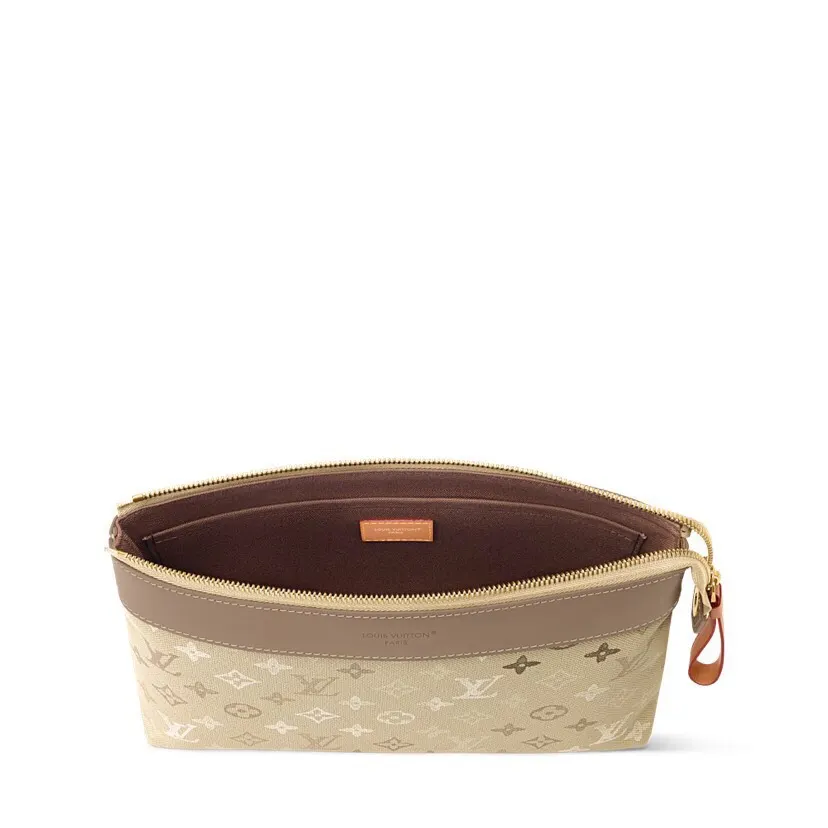 Beige Clutch Bag Leather Image 5 Beige Clutch Bag Leather Image 5