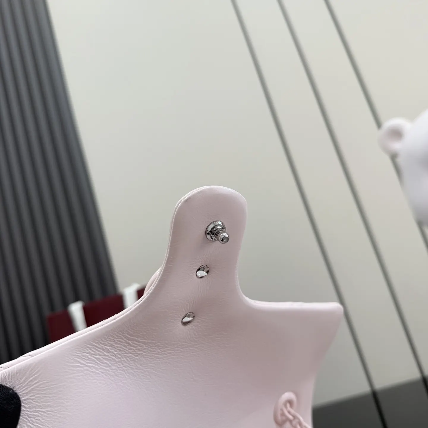 Pink Chain Bag Leather