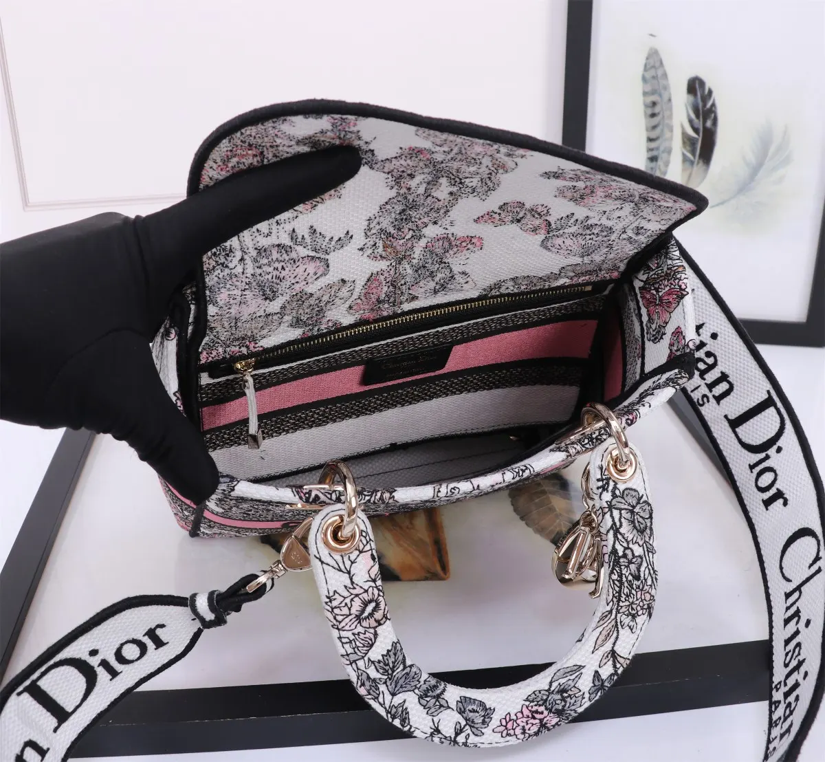 White Green Crossbody Bag Lightweight