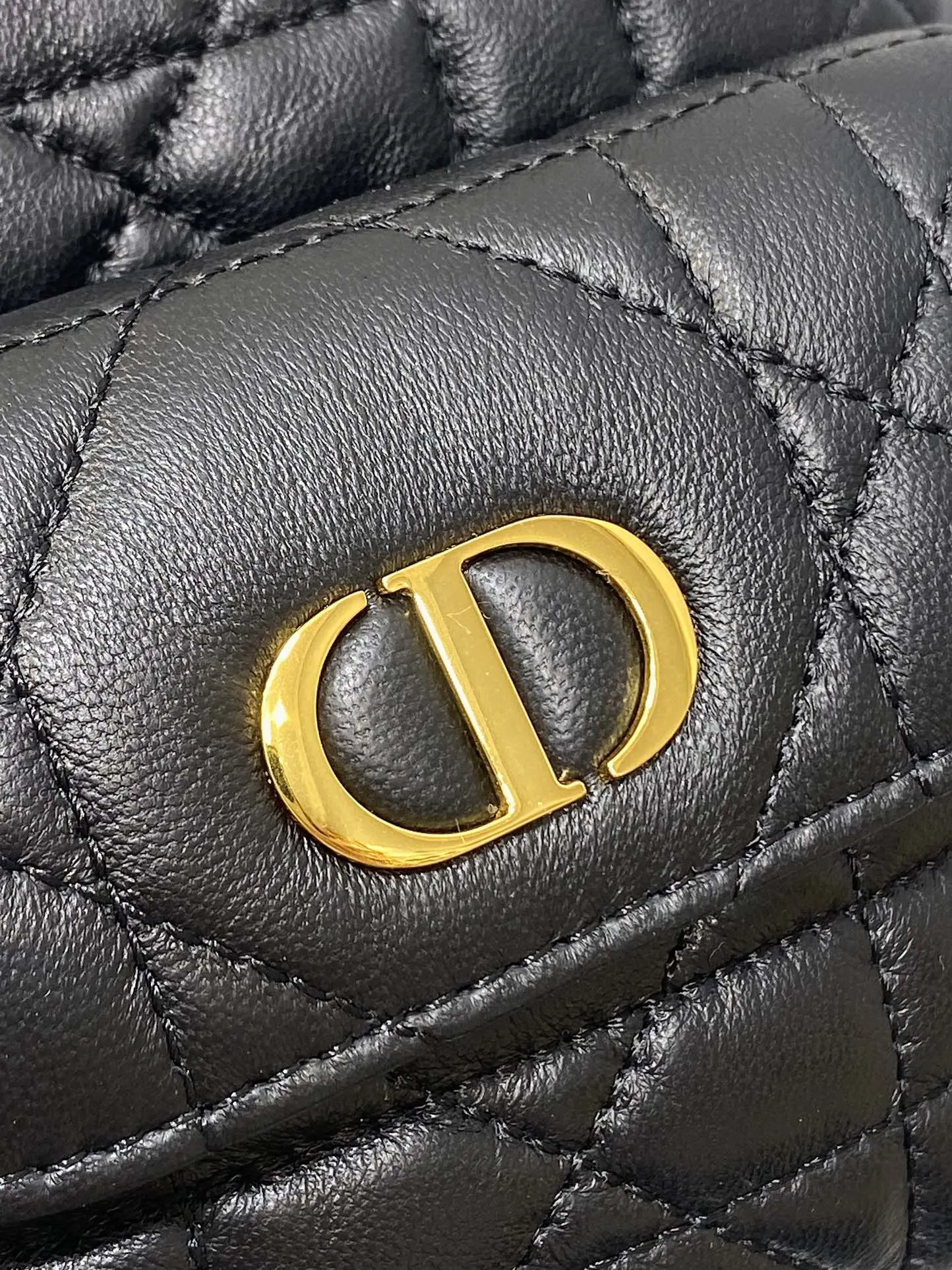 Dior Caro Leather Bucket Bag
