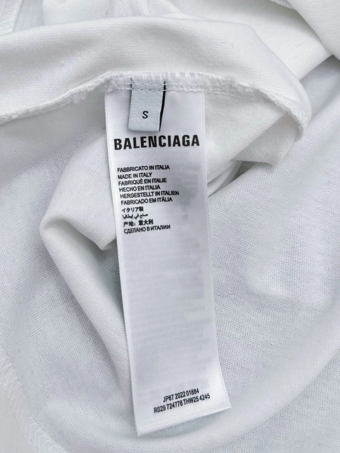 Balenciaga 2026SS Logo 字母 短袖T恤