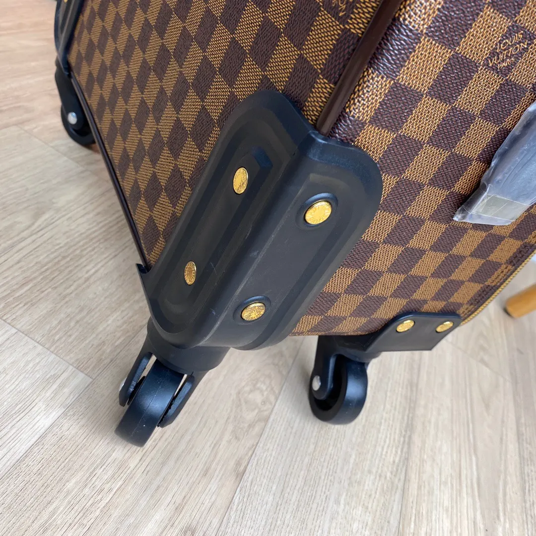 Louis Vuitton Black Monogram Suitcase Travel Lightweight Canvas Image 9 Louis Vuitton Black Monogram Suitcase Travel Lightweight Canvas Image 9