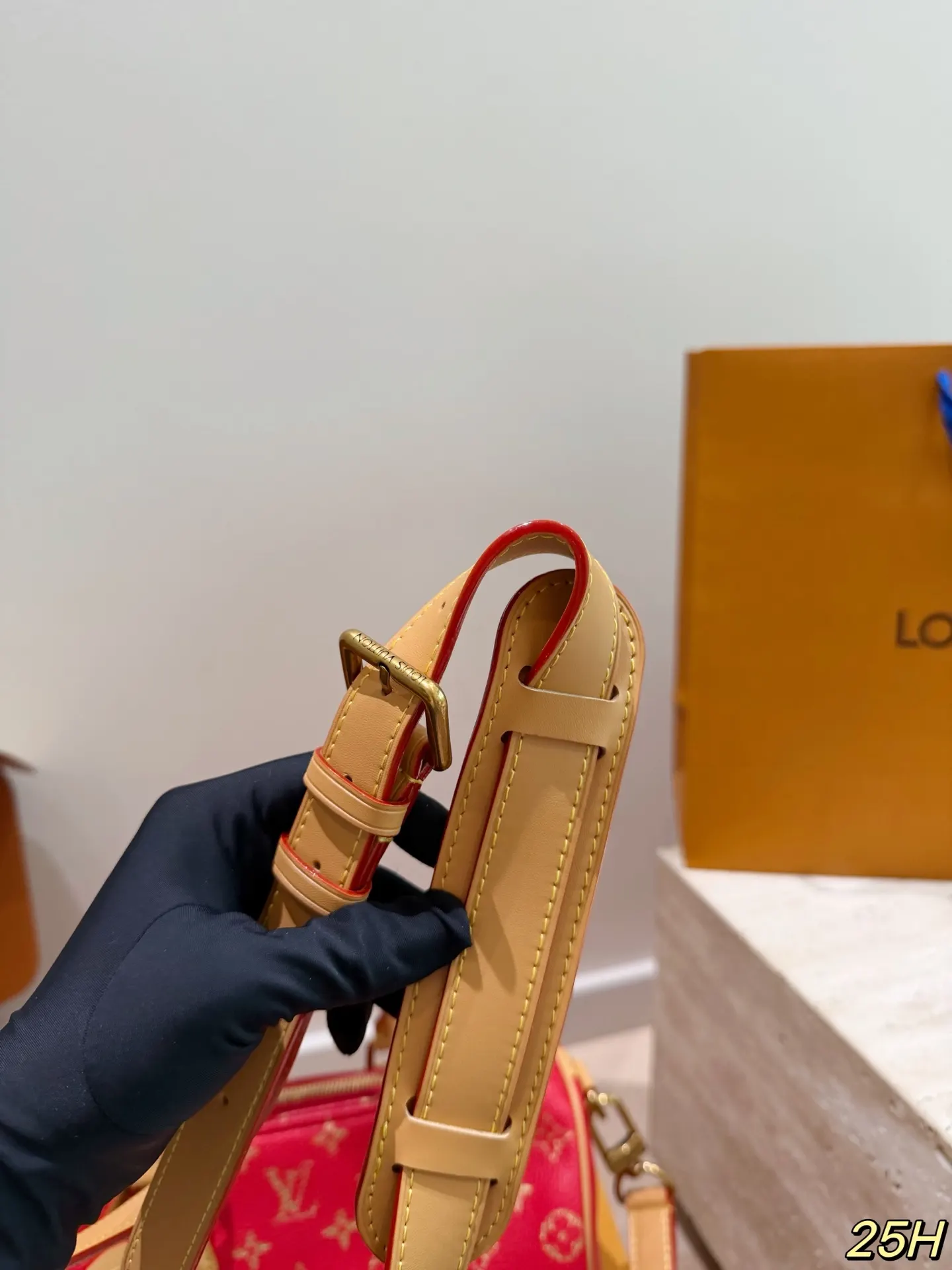 Louis Vuitton Speedy 红色 手提包 实拍款02